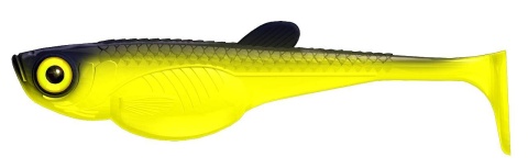 Libra Lures Embrion Shad8" 006 Hot Yellow No Scen