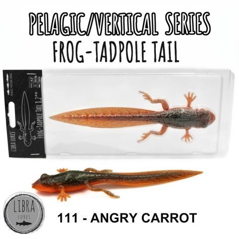Libra Lures Frog Tadpole Tail 8,2" 111 Angry Carro