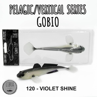 Libra Lures Gobio 7,3" 120 Violet Shine No Tast