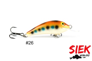 Siek-M Wobler Bączek Pływający 4,5cm 3g k.26