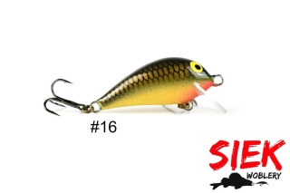 Siek-M Wobler Bzyk Pływający 3,5cm 2,3g kol.16
