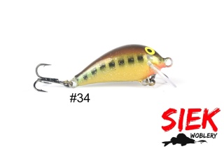 Siek-M Wobler Bzyk Pływający 3,5cm 3g kol.34
