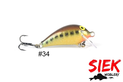 Siek-M Wobler Bzyk Pływający 3,5cm 3g kol.34