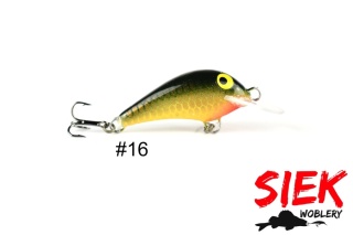 Siek-M Wobler Gupik Pływający 3cm 1,3g k.16