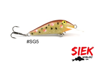Siek-M Wobler Kat Pływający 4,5cm 2,5g k.SG5