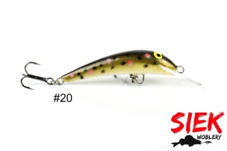 Siek-M Wobler Kobra Pływający 5cm 3g k.20