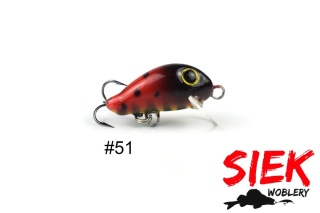 Siek-M Wobler Oska Tonący 2cm 1,5g kol.51