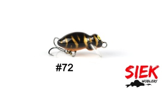 Siek-M Wobler Smyk Pływający 3cm 1,7g k.72