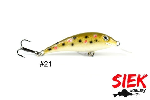 Siek-M Wobler Ukleja Pływający 5cm 3g k.21