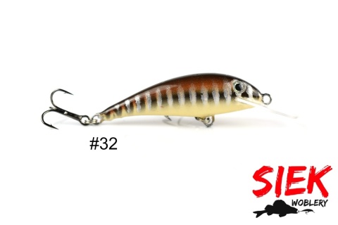 Siek-M Wobler Ukleja Pływający 5cm 3g k.32