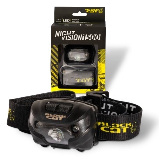 Black Cat Latarka Czołowa Night Vision 1500