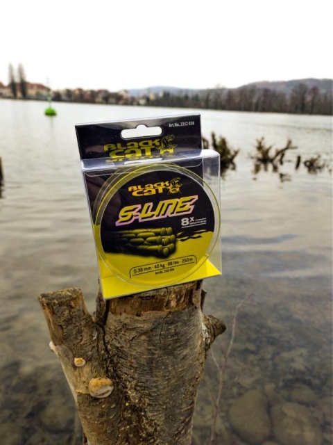 Black Cat Plecionka S-Line 0.38mm 40kg 250m Żółta