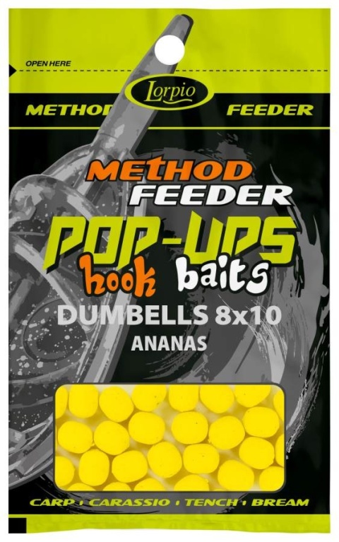 Lorpio Przynęta Hook Baits Dumbels Pop Up Ananas