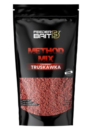 Feeder Bait Method Mix Truskawka 800g