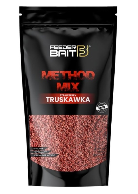 Feeder Bait Method Mix Truskawka 800g