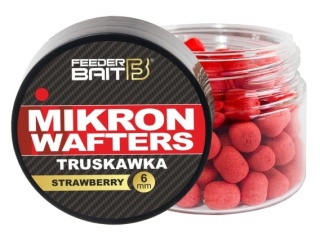 Feeder Bait Mikron Wafters Truskawka 6mm