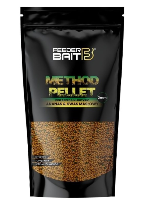 Feeder Bait Pellet Ananas Kwas Masłowy 2mm 800g