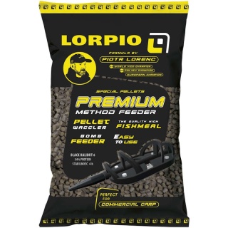 Lorpio Pellet Black Halibut 4,5mm 700gr