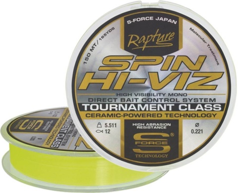 Trabucco Żyłka Rapture HI-VIZ 0,181 150m