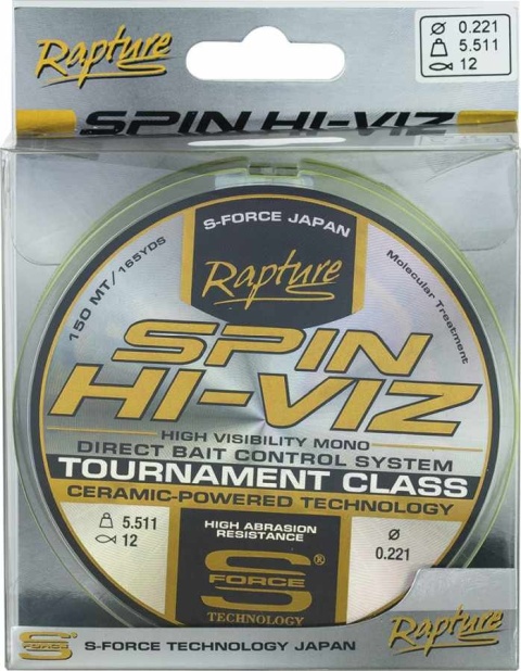 Trabucco Żyłka Rapture HI-VIZ 0,181 150m