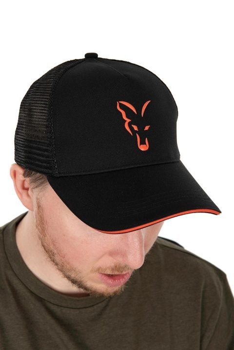 Fox Czapka z Daszkiem Black/Orange