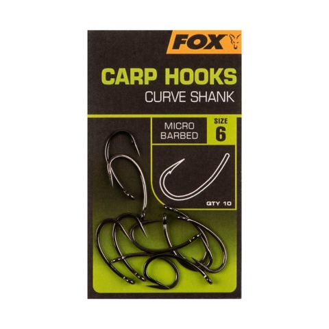 Fox Haki Karpiowe Hooks Curve Shank nr2 10szt