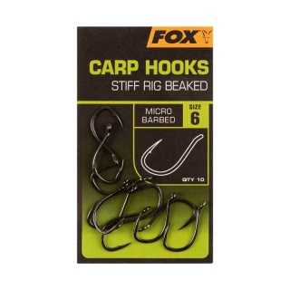 Fox Haki Karpiowe Hooks Stiff Rig Beaked nr4 10szt