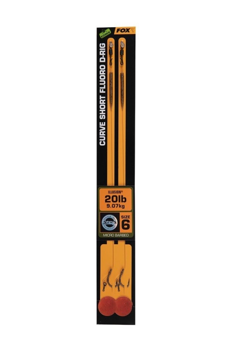 Fox Haki z Przyponem Fluorocarbon D Rig nr4 20lb 2