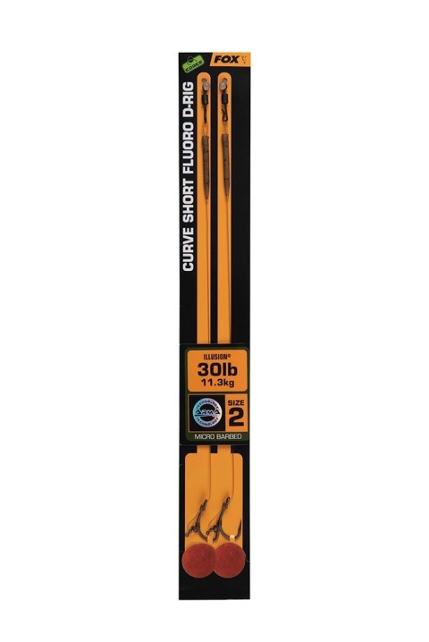 Fox Haki z Przyponem Fluorocarbon D Rig nr4 20lb 2