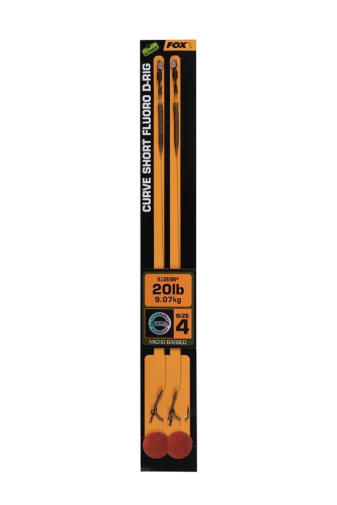 Fox Haki z Przyponem Fluorocarbon D Rig nr6 20lb 2