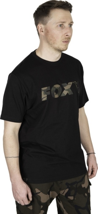 Fox Koszulka Black Camou Logo T-M