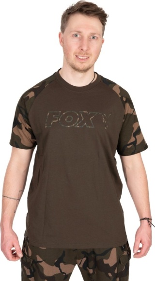 Fox Koszulka Khaki Camou Outline T-3XL
