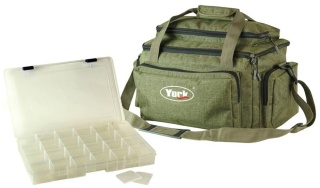 York Torba Green Camou Duża z Pudełkami