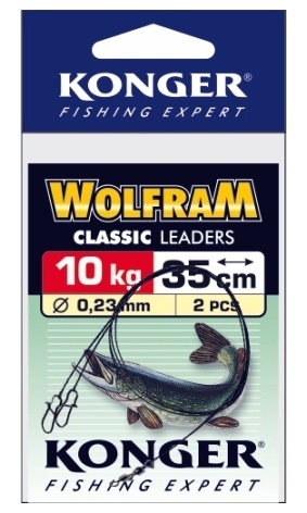 Konger Przypon Wolframowy 25cm 15kg (10x2szt)