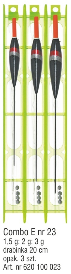 Konger Zestaw Spławikowy Combo E nr23 3szt