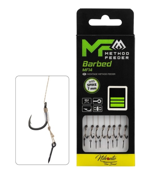 Mikado Przypon MF14 Plecionka z Igłą 14/0,12mm 10c