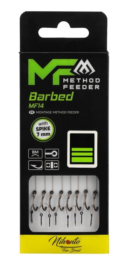 Mikado Przypon MF14 Plecionka z Igłą 14/0,12mm 10c
