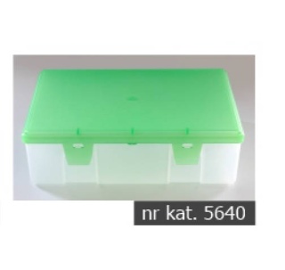 Anplast Pojemnik Maxi 2,5l Przezroczysty Zielo.Pok