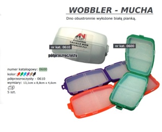 Anplast Pudełko na Woblery Muchy