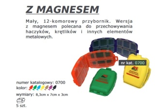Anplast Pudełko z Magnesem