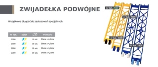 Anplast Zwijadełko Podwójne 29cm