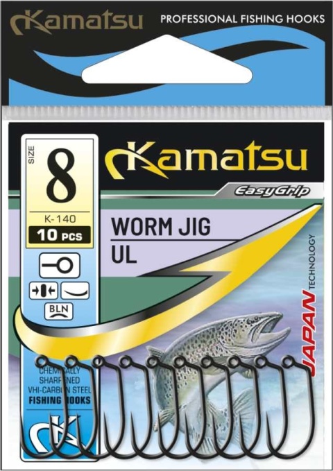Kamatsu Haki Worm Jig UL K-140 8 10szt