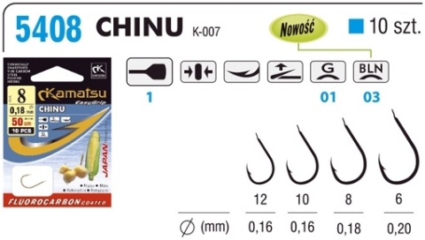 Kamatsu Haki z Przyponem Chinu Kukurydza 6 BLNŁ