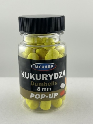 McKarp Dumbells PopUp 8mm 60ml Kukurydza