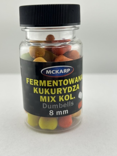 McKarp Dumbells Tonący 8mm 60ml Ferment. Kukurydza