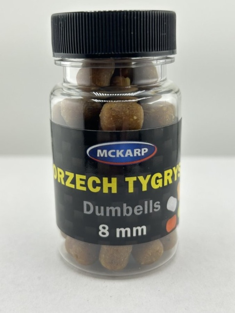 McKarp Dumbells Tonący 8mm 60ml Orzech Tygrysi