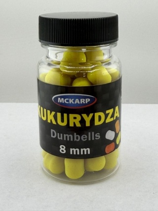 McKarp Dumbells Tonący 8mm 60ml Kukurydza