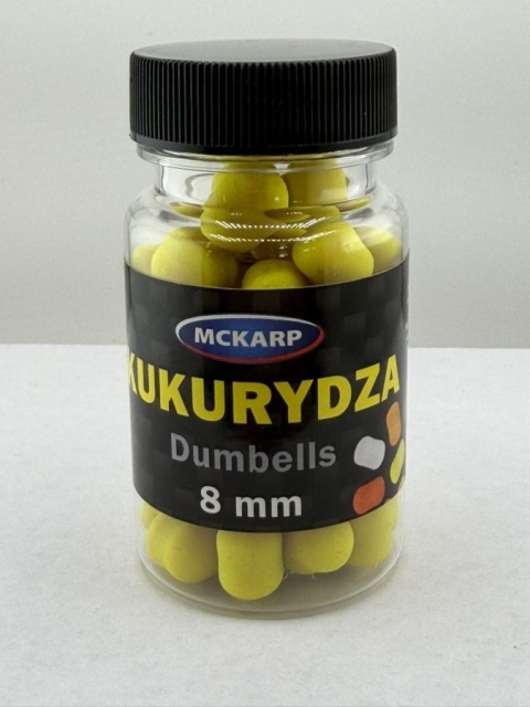 McKarp Dumbells Tonący 8mm 60ml Kukurydza