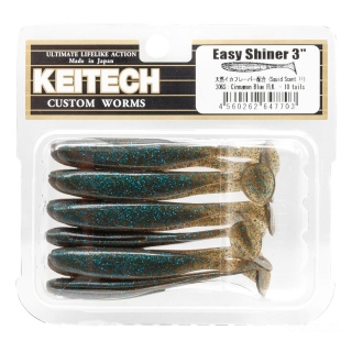 Keitech Easy Shiner 2" 12szt Cinnamon Blue FLK