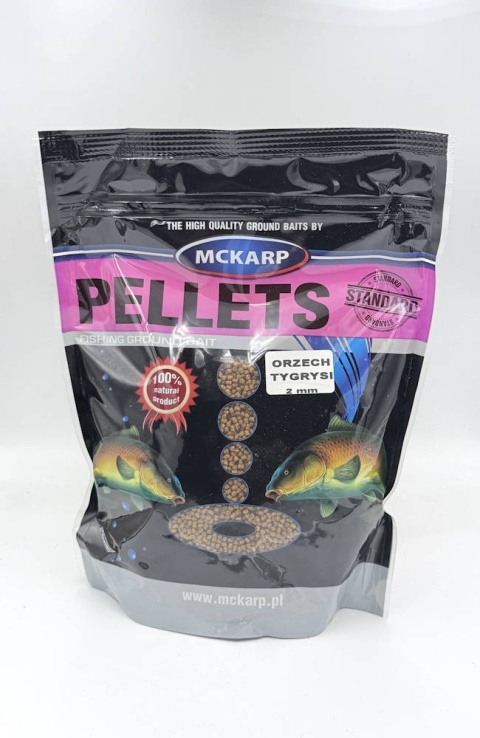 McKarp Pellet M/F 2mm 500g Orzech Tygrysi